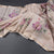 Raw Silk Cream Floral Printed And Ribbon Border