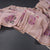 Raw Silk Onion Pink Floral Printed And Ribbon Border