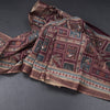 Raw Silk Maroon Printed Saree