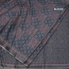Raw Silk Grey Printed Saree
