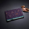 Semi Raw Silk Dark Purple Printed Saree 02