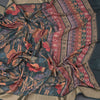 Tussar Dark Green Floral Printed Saree 02