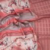 Raw Silk Multi Colour Printed With Zari Stripes Saree 02