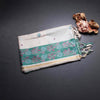 Semi Raw Silk Cream Printed Saree 12