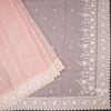 Kota Peach Floral Thread Work Saree