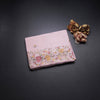 Kota Light Pink Floral Thread Work Saree