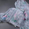 Semi Linen Grey Floral Printed Saree 07