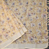 Semi Linen Sandal Floral Printed Saree 03
