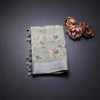 Semi Linen Pista Green Floral Printed Saree 02