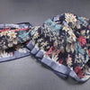 Semi Linen Navy Blue Floral Printed Saree