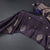 Raw Silk Dark Purple Saree With Zari Buttas