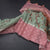 Kota Pista Green Floral Paint Work Saree