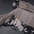 Kota Grey Saree With Zari Buttas And Printed Border