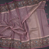 Kota Onion Pink Saree With Zari Buttas And Printed Border