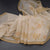 Linen Light Sandal Saree With Painted Zari Thread Work