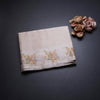 Raw Silk Cream Zari Checked Saree and Thread Border