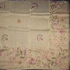 Tissue Gold Zari Thread Work Saree With Mirror Work