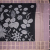 Kota Black Floral Printed Saree And Zari Checked Border 02