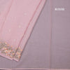 Kota Rose Pink Thread Work Saree