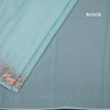 Kota Powder Blue Saree With Thread Work Saree