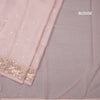 Kota Peach Floral Thread Work Saree 02