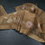 Linen Golden Brown Saree With Painted Zari Thread Work