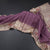 Raw Silk Plum Purple Zari Checked Saree And Thread Work Border