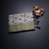 Raw Silk Grey Floral Printed Saree And Zari Border 02