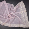 Kota Light Pink Floral Thread Work Saree 02