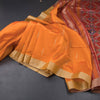 Raw Silk Mango Yellow Malli Moggu Design And Zari Border