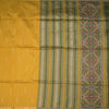 Raw Silk Yellow Saree With Malli Moggu Design And Zari Border