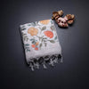 Cotton Cream Painted With Thread Work Saree
