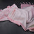 Linen Light Pink Borderless Floral Printed Saree