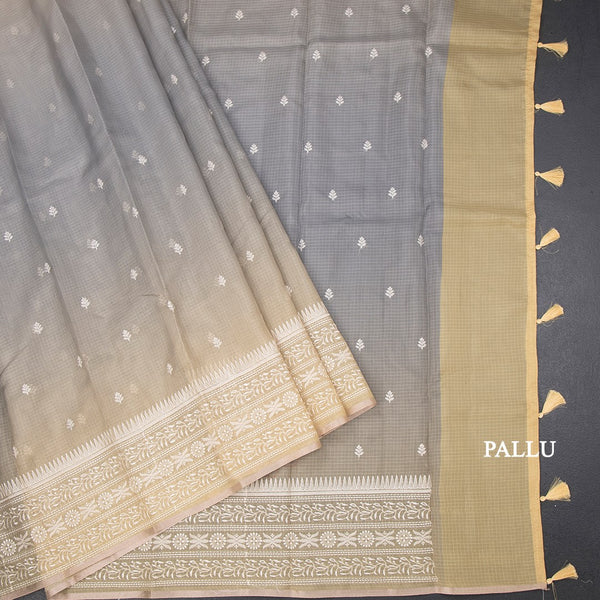 Kota Multi Colour Floral Thread Work Saree 02