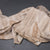 Semi Raw Silk Cream Leaf Printed Saree 05