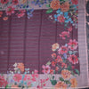 Kota Maroon Floral Printed Saree
