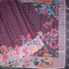 Kota Maroon Floral Printed Saree