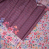 Kota Maroon Floral Printed Saree