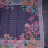 Kota Plum Purple Floral Printed Saree