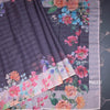 Kota Plum Purple Floral Printed Saree