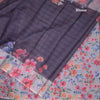 Kota Plum Purple Floral Printed Saree