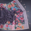Kota Plum Purple Floral Printed Saree