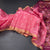 Semi Raw Silk Rose Pink Printed Saree 02