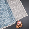 Semi Linen Sage Green Printed Saree And Thread Pallu