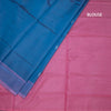 Vaazhai Naar Shot Colour Saree With Thread Buttas And Contrast Pallu 04