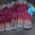 Vaazhai Naar Wine Colour Saree With Thread Buttas And Contrast Pallu