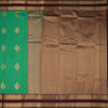 Art Silk Jade Green Zari Worked Saree