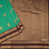 Art Silk Jade Green Zari Worked Saree