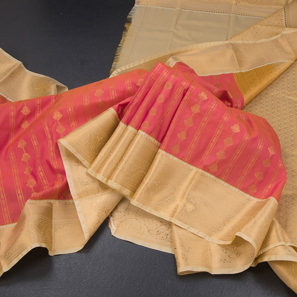Art Silk Shot colour Zari Worked Saree 02