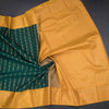 Art Silk Dark Green Zari Worked Saree